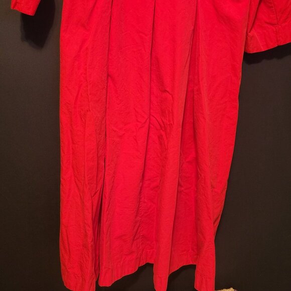 Vintage Abbey Brand Cossack Size 12 Red Button Up Name Inside - Picture 8 of 10